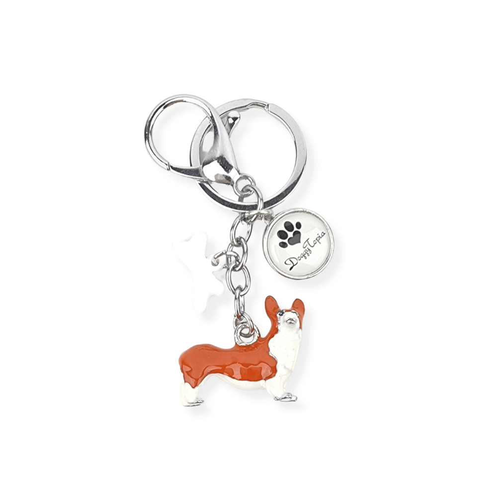 3D Corgi Key Ring - Key Rings from Sale at DoggyTopia