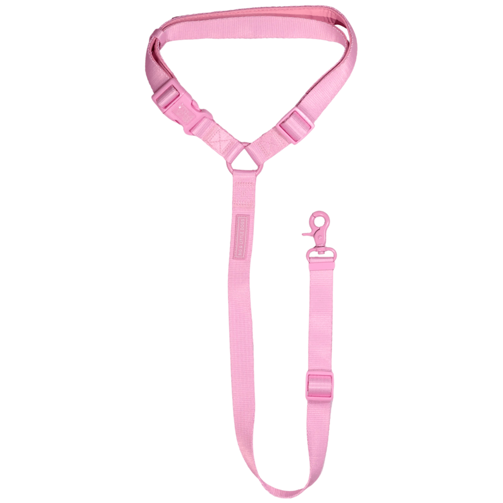 Big & Little Dog Premium Car Headrest Restraint - Pink - Car Restraints from Big & Little Dogs at DoggyTopia