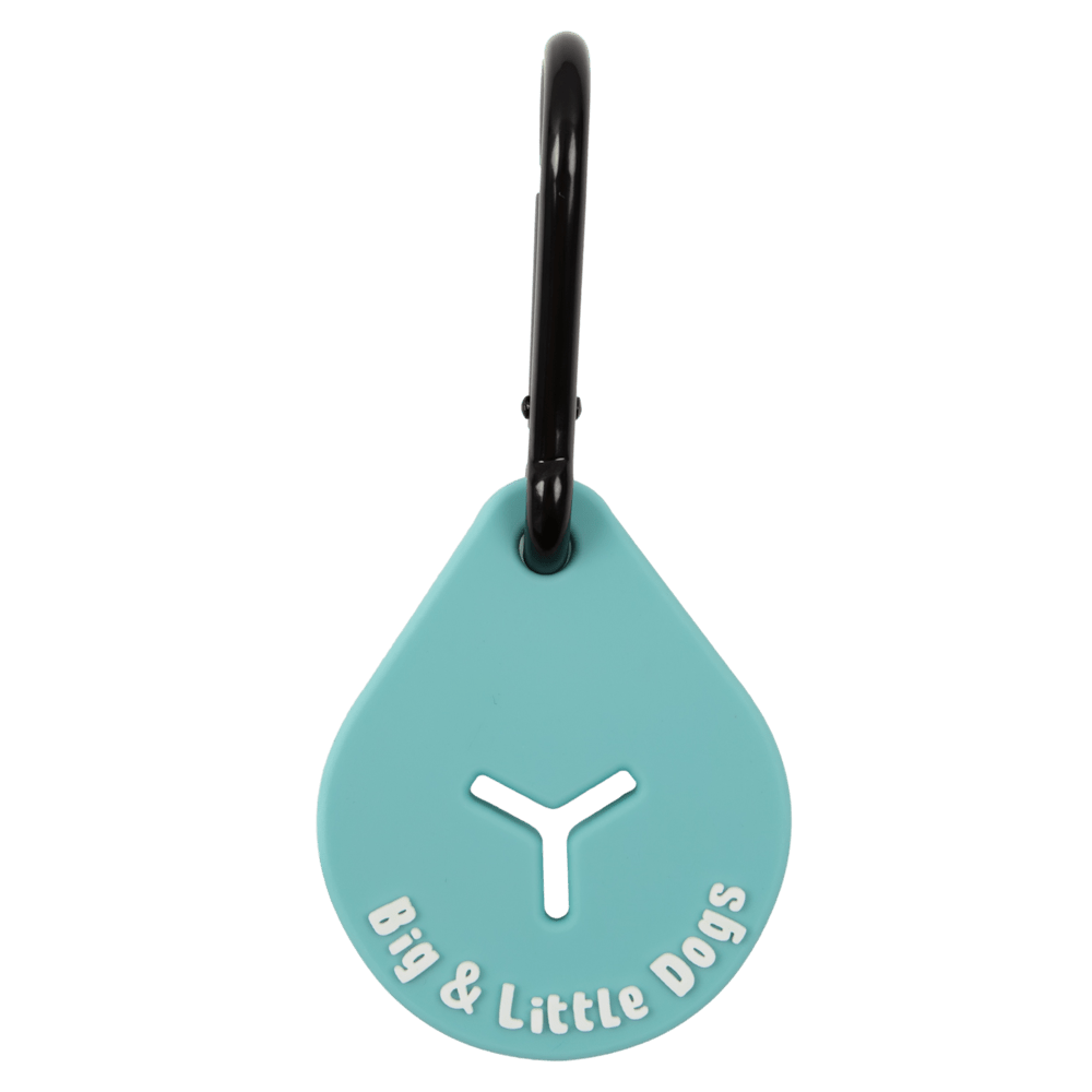 Big & Little Dogs Poop Holder - Aqua - Poop Bag Holders from Big & Little Dogs at DoggyTopia
