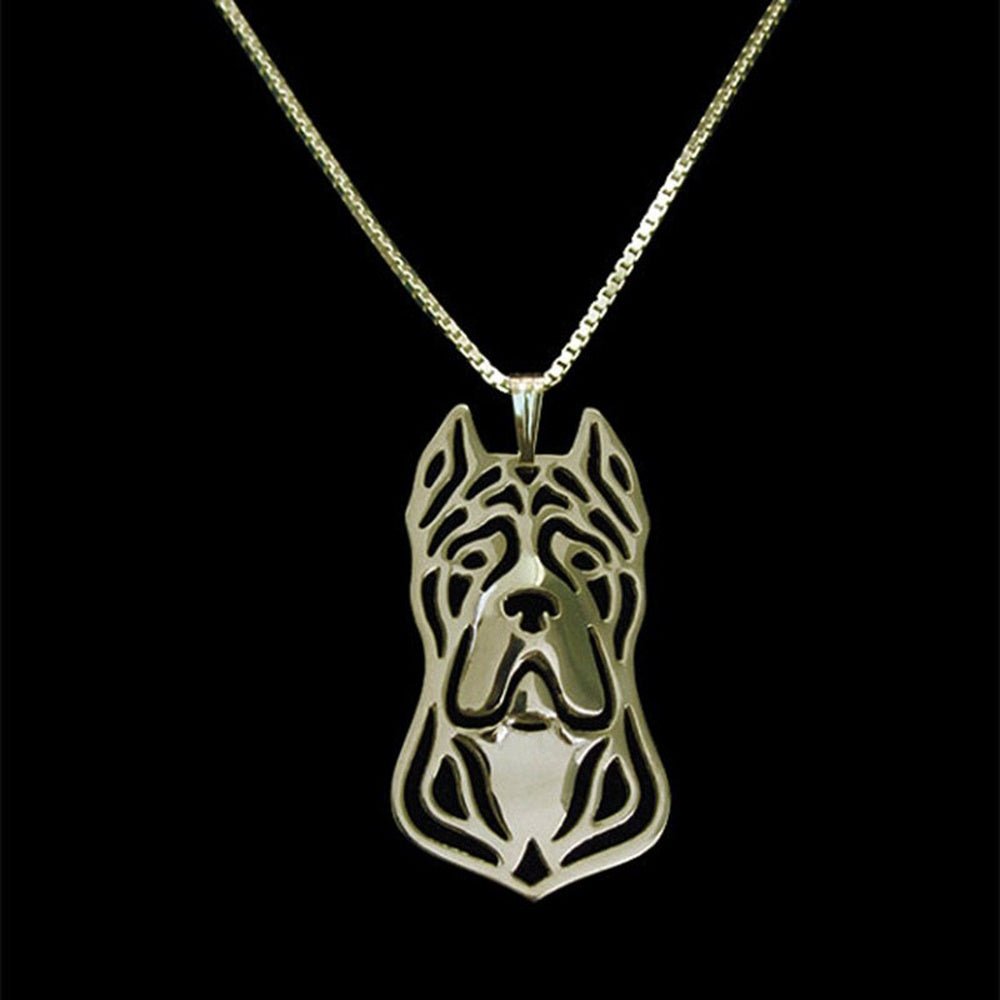 Dog Pendant Necklace - Cane Corso - Necklaces from . at DoggyTopia