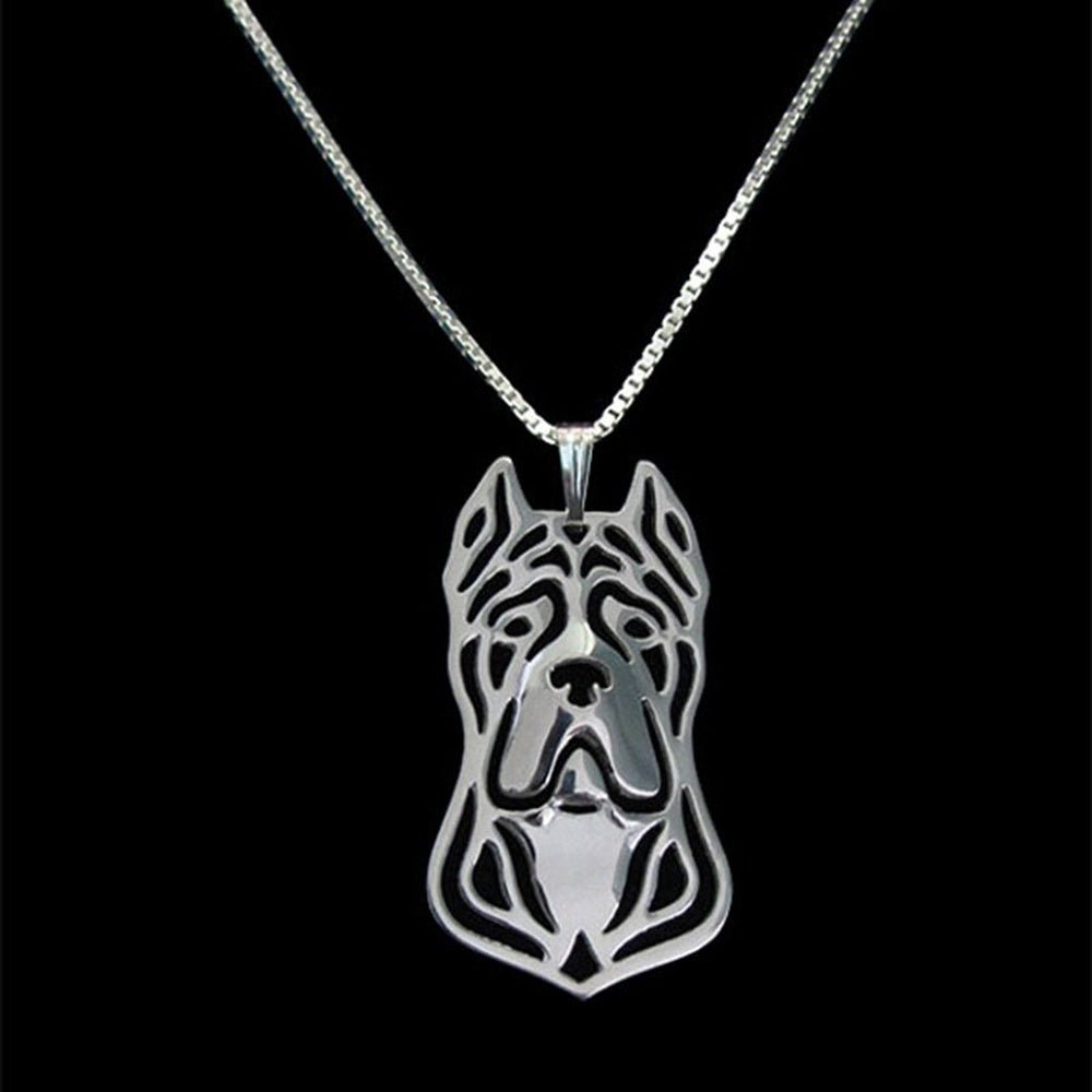 Dog Pendant Necklace - Cane Corso - Necklaces from . at DoggyTopia