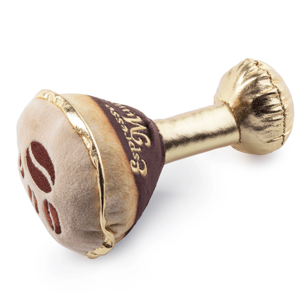 Espresso Muttini Dog Toy - Designer Toys from Haute Diggity Dog at DoggyTopia