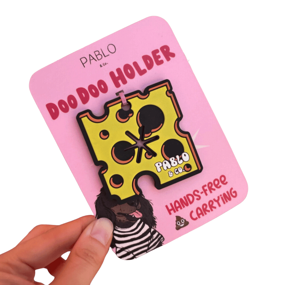Pablo & Co Doo Doo Holder : Cheese Tax - Poop Bag Holders from Pablo & Co at DoggyTopia