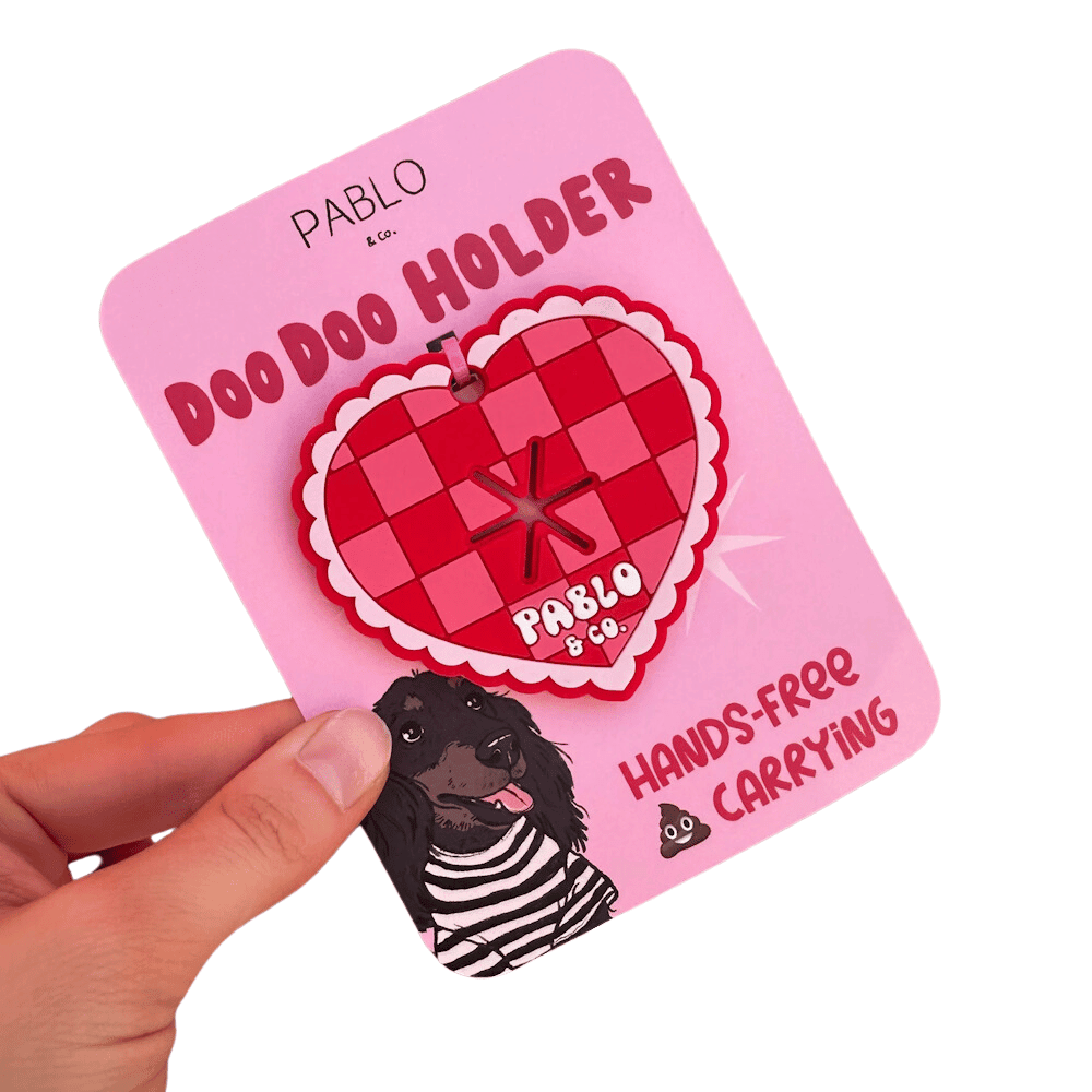 Pablo & Co Doo Doo Holder : Lots of Love - Poop Bag Holders from Sale at DoggyTopia
