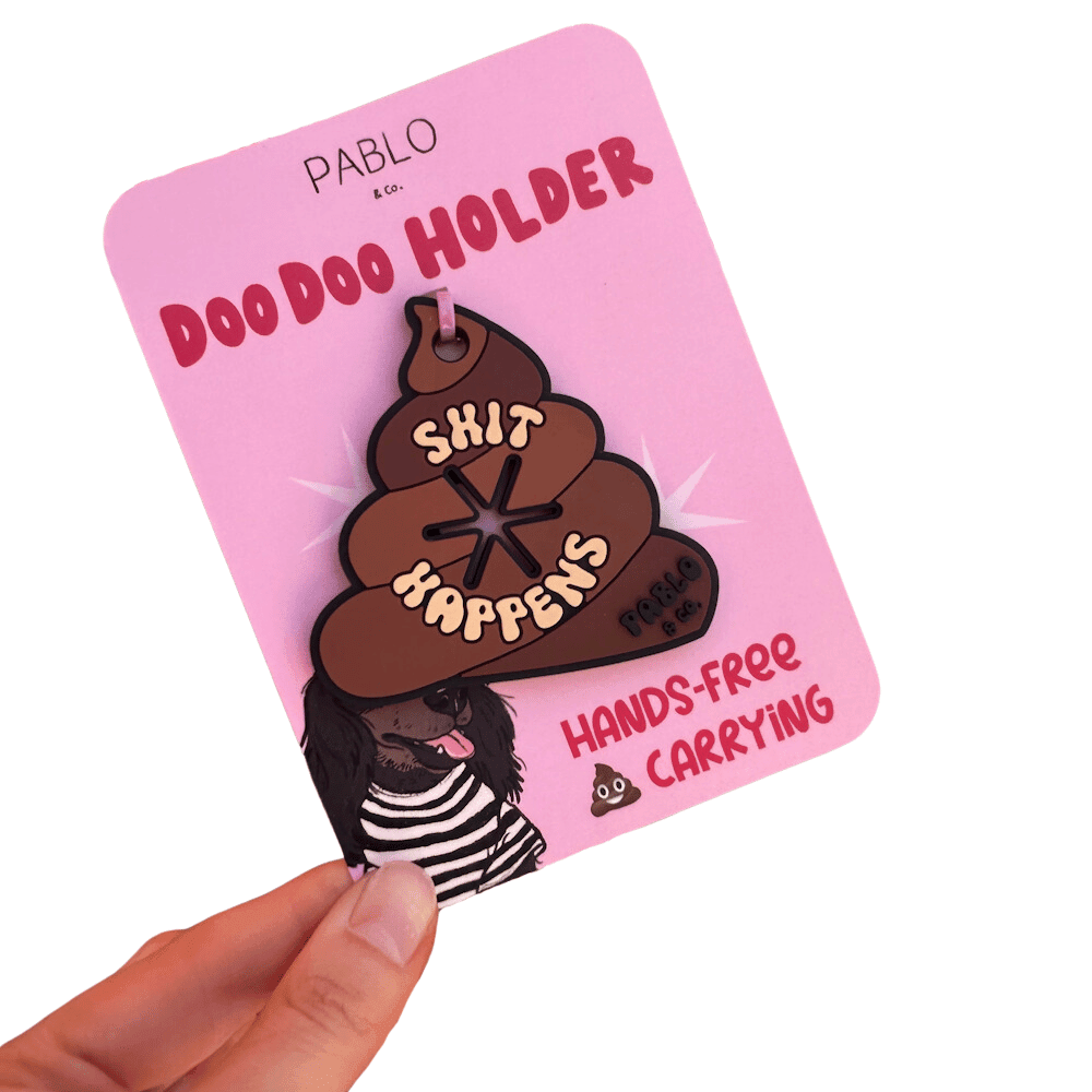 Pablo & Co Doo Doo Holder : Shit Happens - Poop Bag Holders from Pablo & Co at DoggyTopia