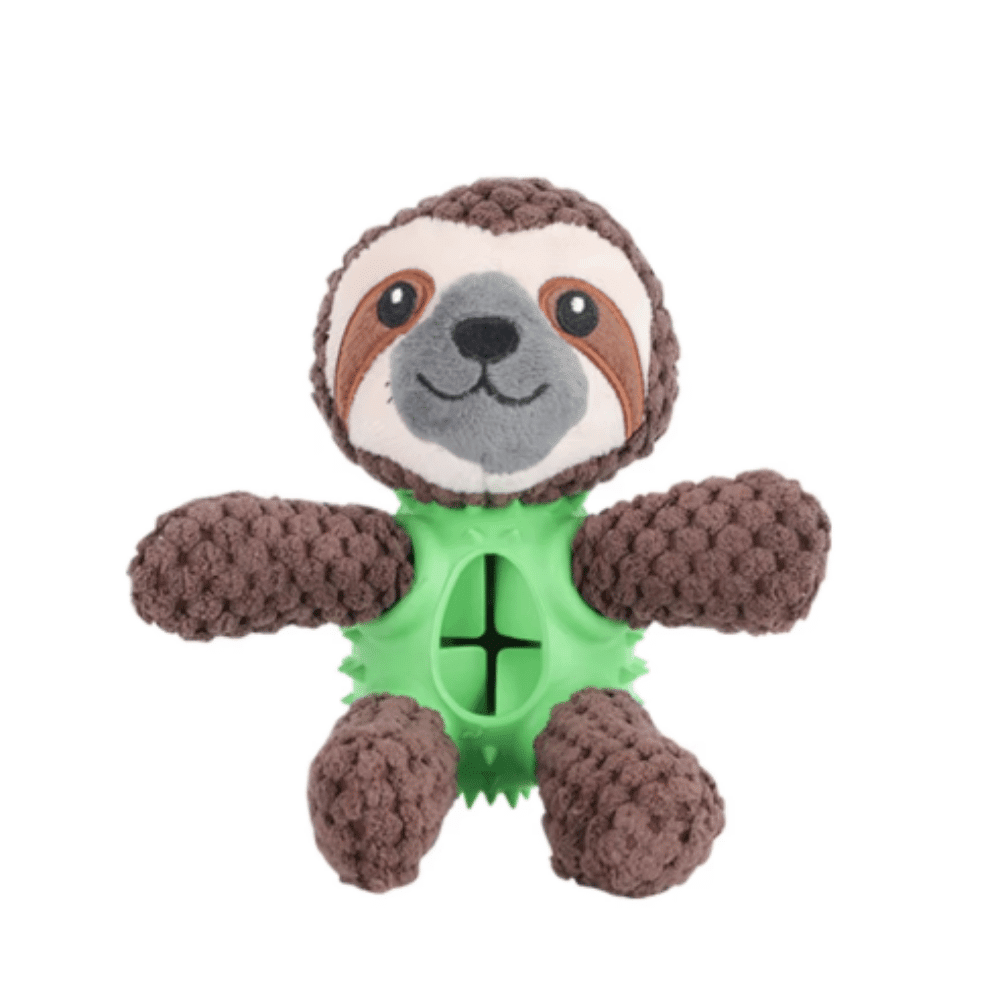 Sammy Sloth Enrichment Plush Dog Toy - Enrichment Toys from . at DoggyTopia