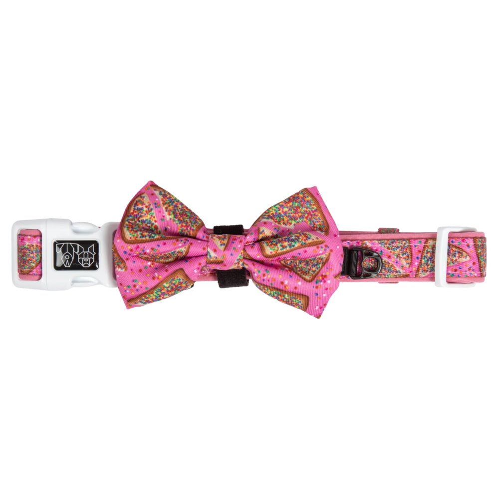 Big & Little Dogs Pink Fairy Bread Collar & Bow Tie - Collar & Bow Ties from Big & Little Dogs at DoggyTopia