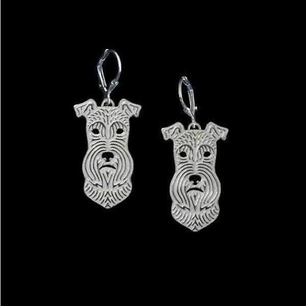 Dog Earrings - Schnauzer - Earrings from . at DoggyTopia