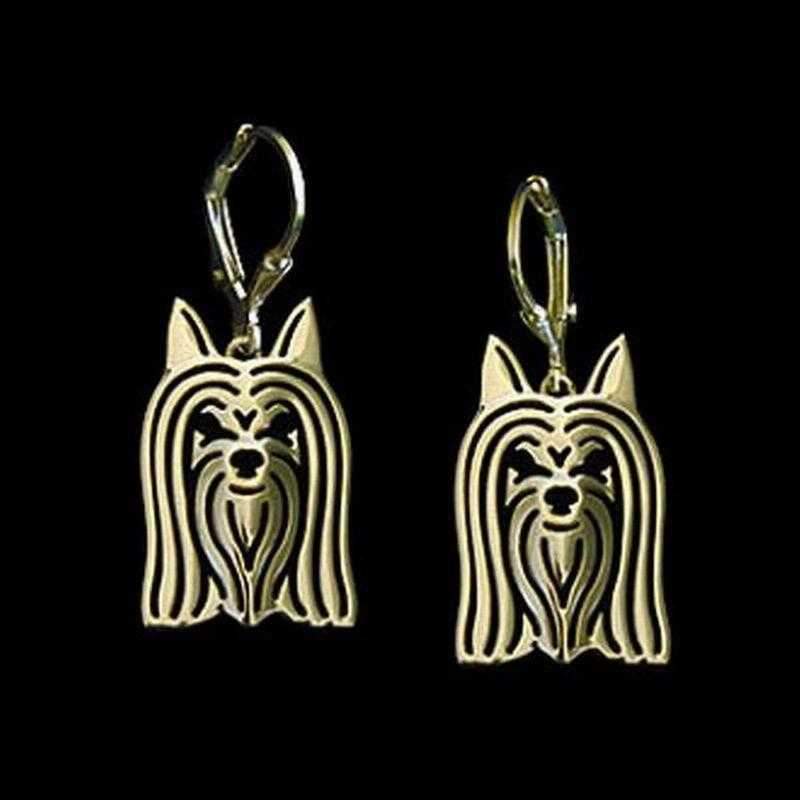 Dog Earrings - Silky Terrier - Earrings from . at DoggyTopia
