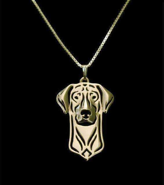 Dog Pendant Necklace - Doberman - Necklaces from . at DoggyTopia