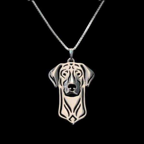 Dog Pendant Necklace - Doberman - Necklaces from . at DoggyTopia