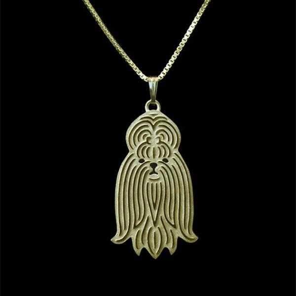 Dog Pendant Necklace - Shih Tzu - Necklaces from . at DoggyTopia