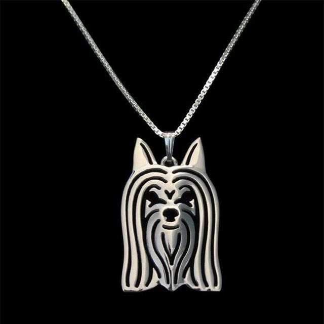 Dog Pendant Necklace - Silky Terrier - Necklaces from . at DoggyTopia