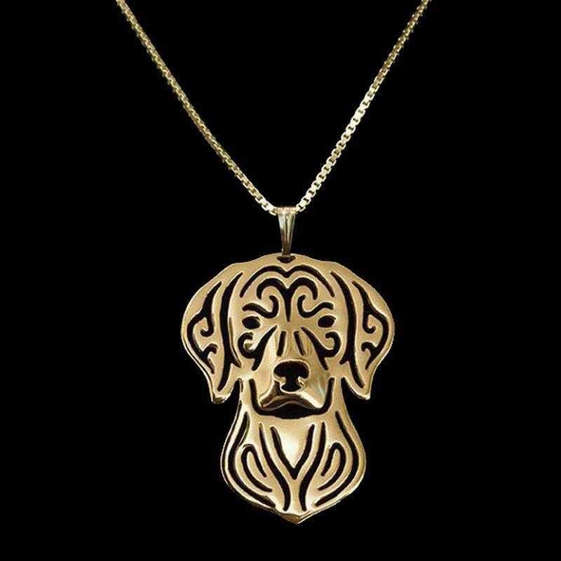 Dog Pendant Necklace - Vizsla - Necklaces from . at DoggyTopia