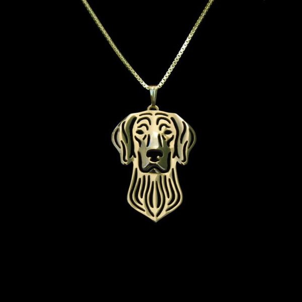 Dog Pendant Necklace - Weimaraner - Necklaces from . at DoggyTopia