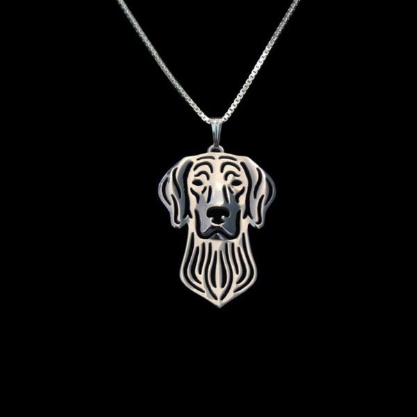 Dog Pendant Necklace - Weimaraner - Necklaces from . at DoggyTopia