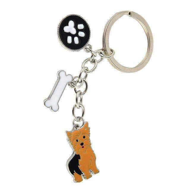 Key Ring Silky Terrier - Key Rings from Sale at DoggyTopia