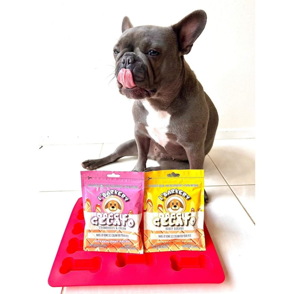 L'Barkery Doggie Gelato - Strawberry & Cream - Treats from L'Barkery at DoggyTopia
