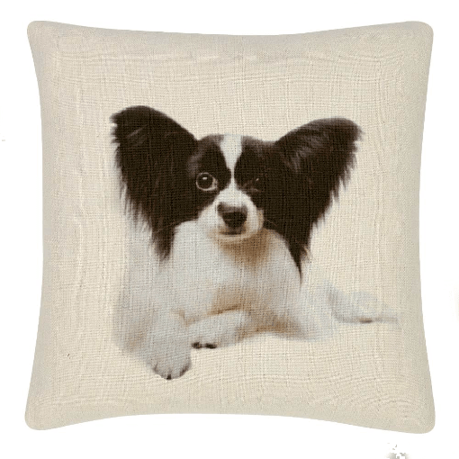 Papillon Throw Cushion - Cushions from Sale at DoggyTopia