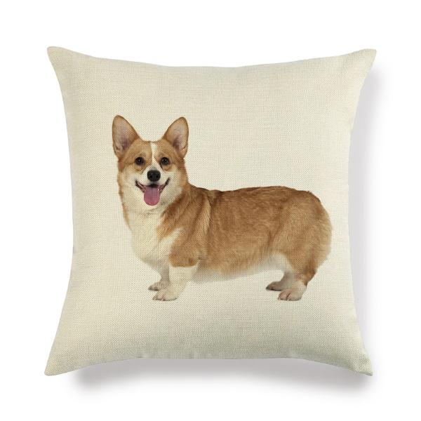 Pembroke Welsh Corgi Throw Cushion - Cushions from . at DoggyTopia