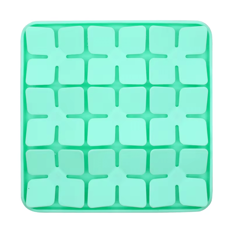 3D Clover Square Slow Feeder - Slow Feeding Bowls from Sale at DoggyTopia
