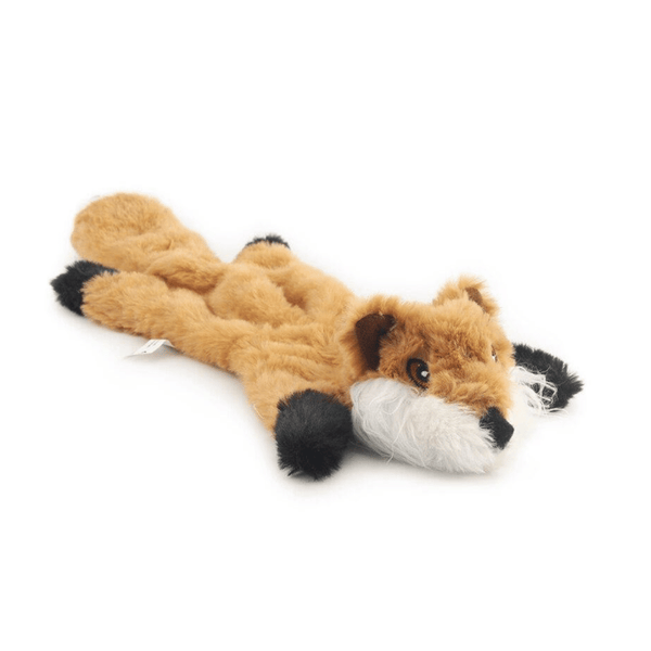 Floppy Fox Plush Dog Toy