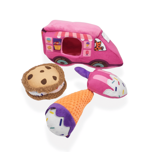 Dog Ice Cream Truck Burrow Toy