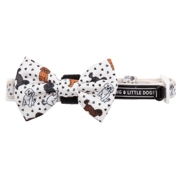 Big & Little Dogs Collar & Bow Tie: Oodles of Love
