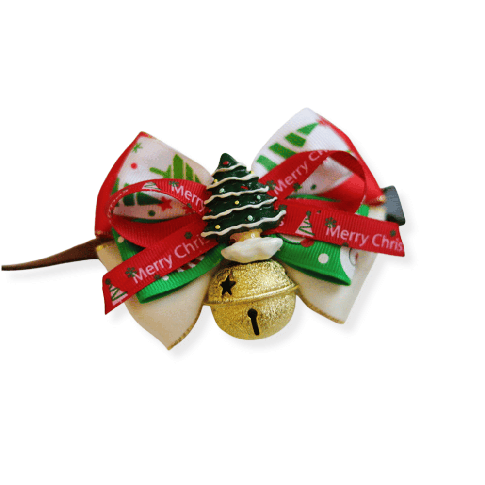 Christmas Tree Bow Knot Collar - Christmas Collar & Bow Ties from Sale at DoggyTopia
