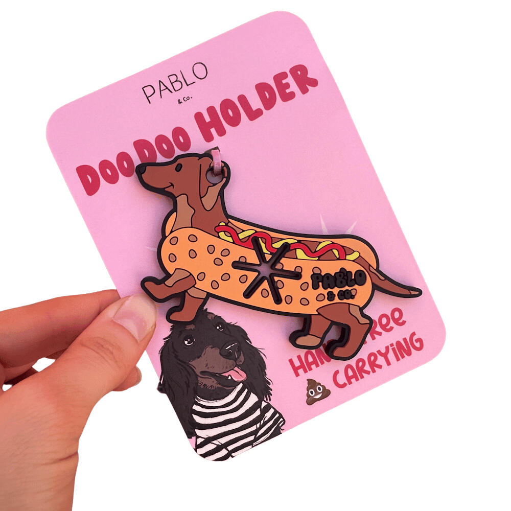 Pablo & Co Doo Doo Holder : Weiner Dog - Poop Bag Holders from Pablo & Co at DoggyTopia