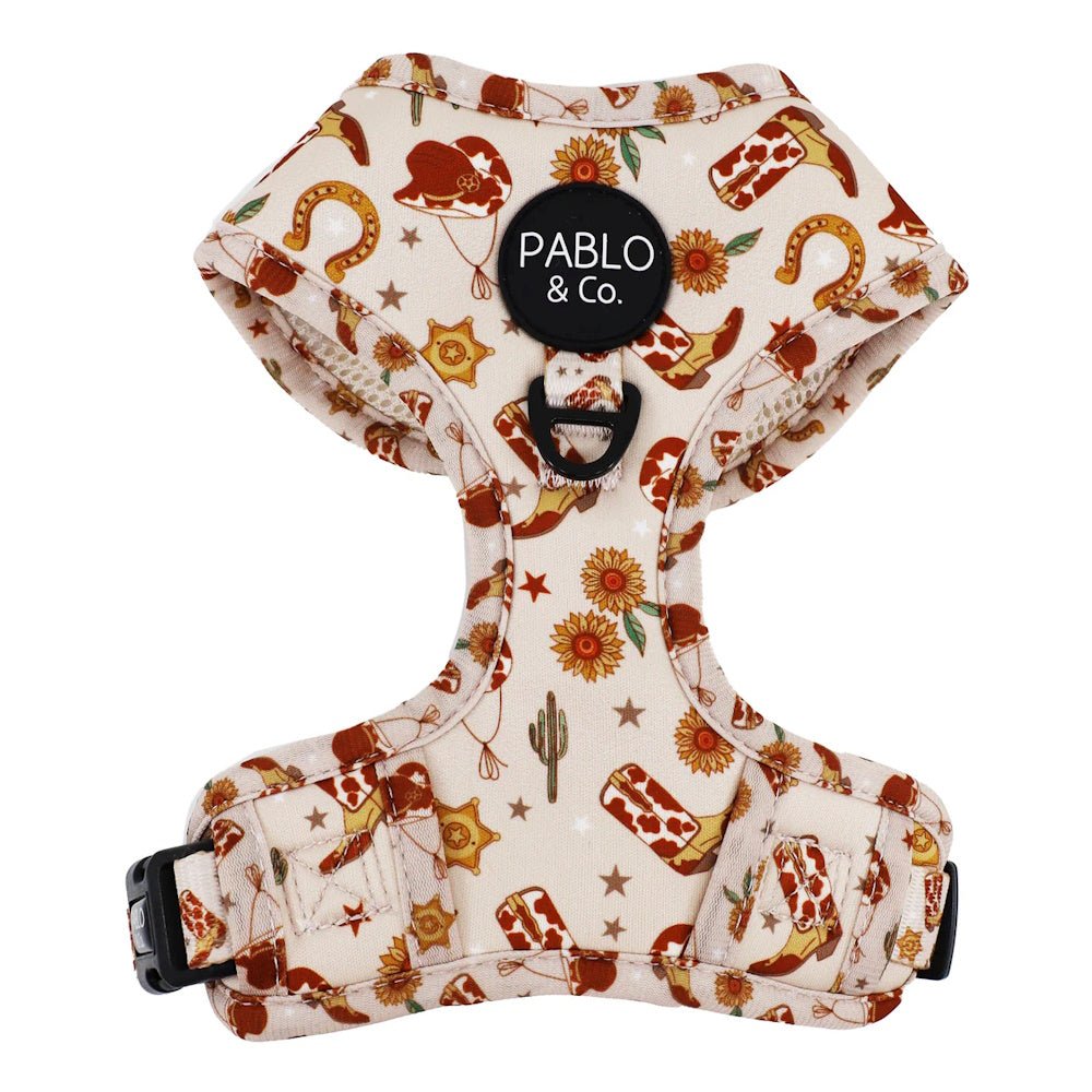 Pablo & Co Howdy Adjustable Harness - Adjustable Harnesses from Pablo & Co at DoggyTopia