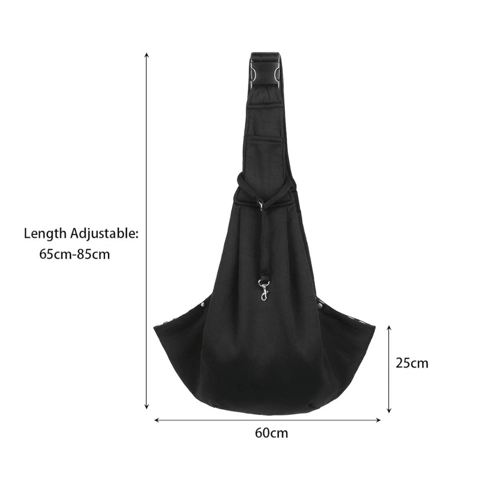 Pet Sling Carrier - Black - Pet Sling Carrier from . at DoggyTopia