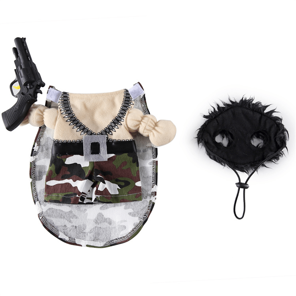 Rambo Dog Costume - Costumes from Sale at DoggyTopia