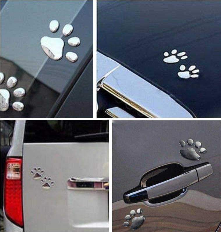 3D Dog Paws Car Decal - Decals from Sale at DoggyTopia