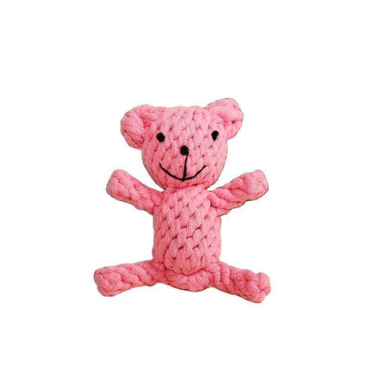 Bear Rope Dog Toy - Rope Toys from . at DoggyTopia