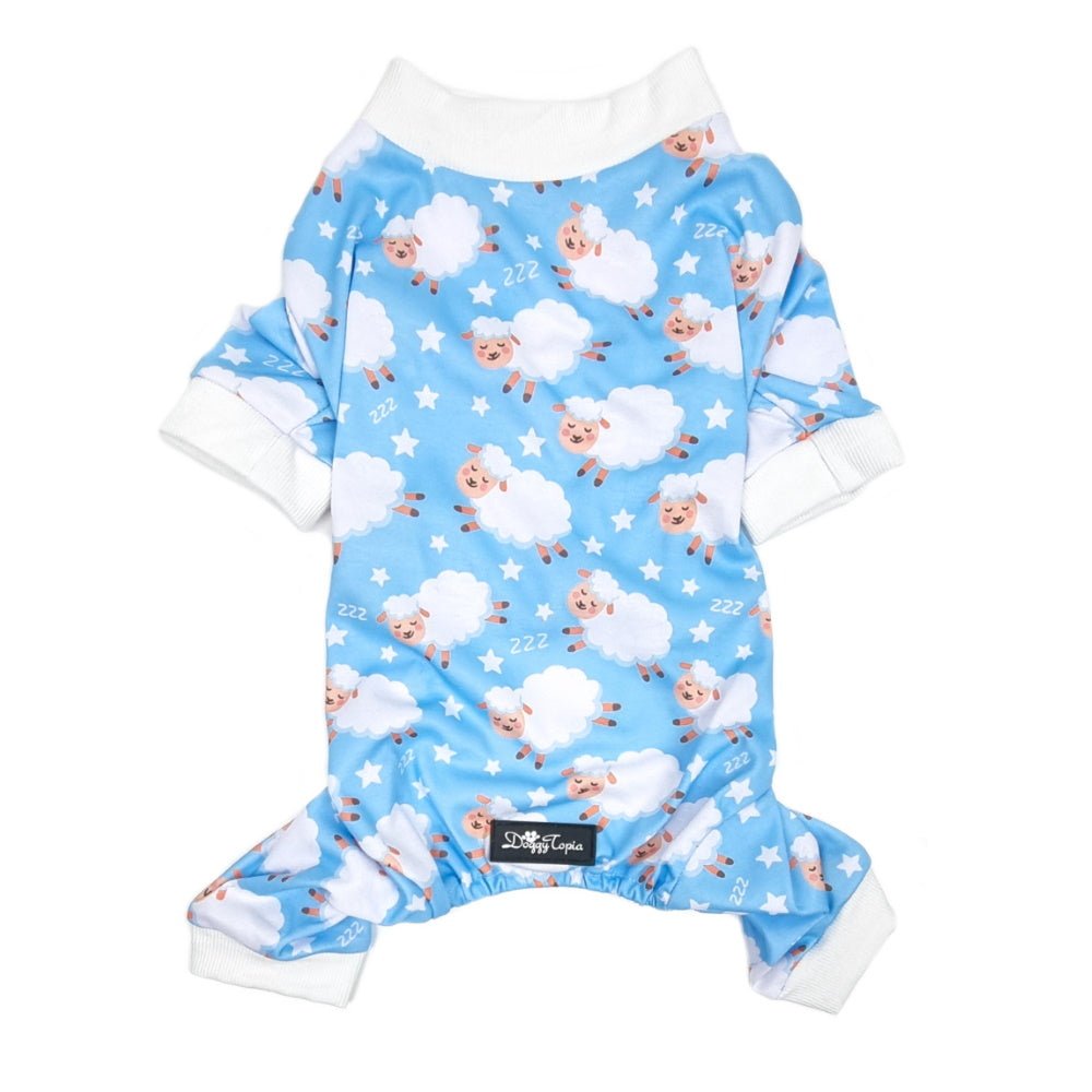 Counting Sheep Dog Pyjamas - Blue - Pyjamas from Sale at DoggyTopia