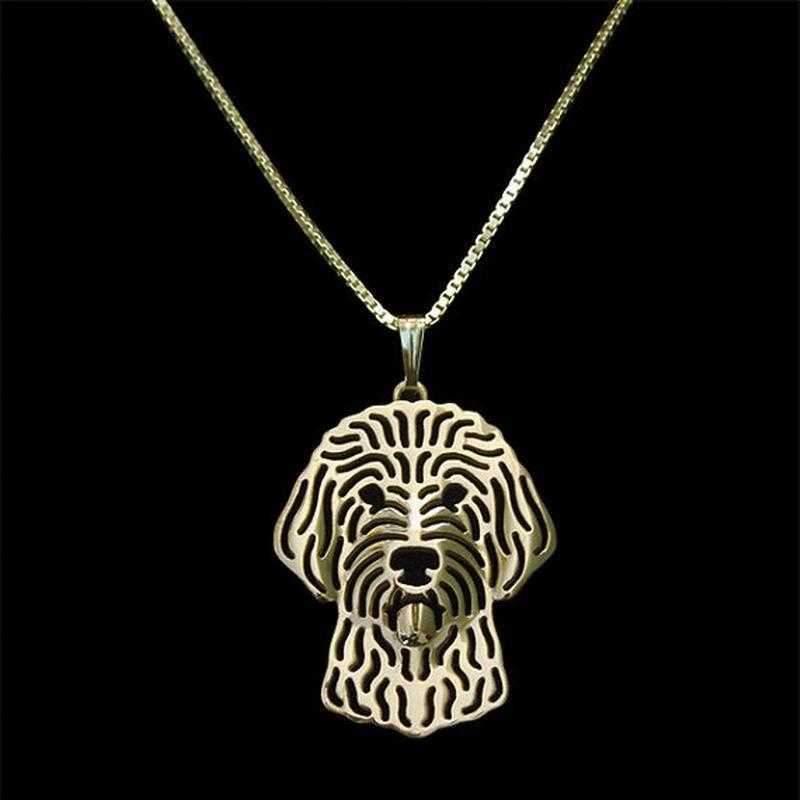Dog Pendant Necklace - Groodle - Necklaces from . at DoggyTopia