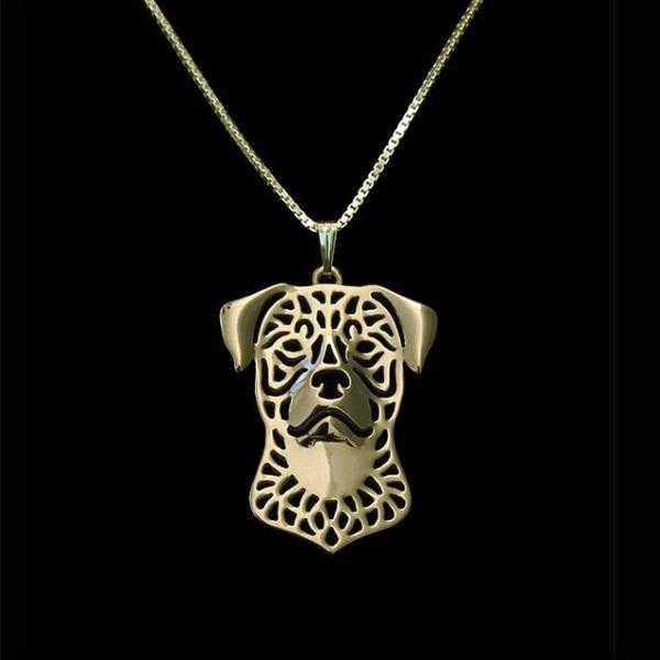 Dog Pendant Necklace - Rottweiler - Necklaces from . at DoggyTopia