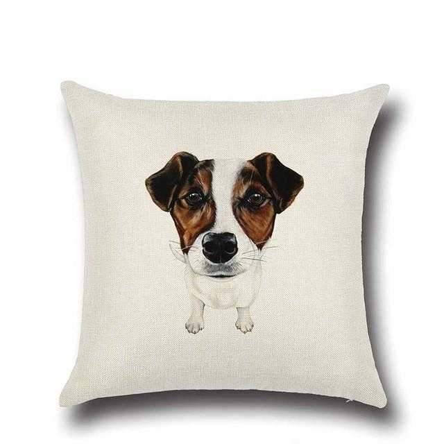 Jack Russell Throw Cushion - Cushions from . at DoggyTopia