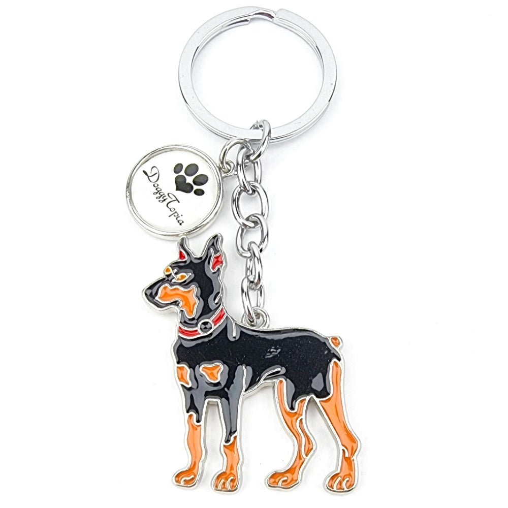 Key Ring Doberman - Key Rings from . at DoggyTopia