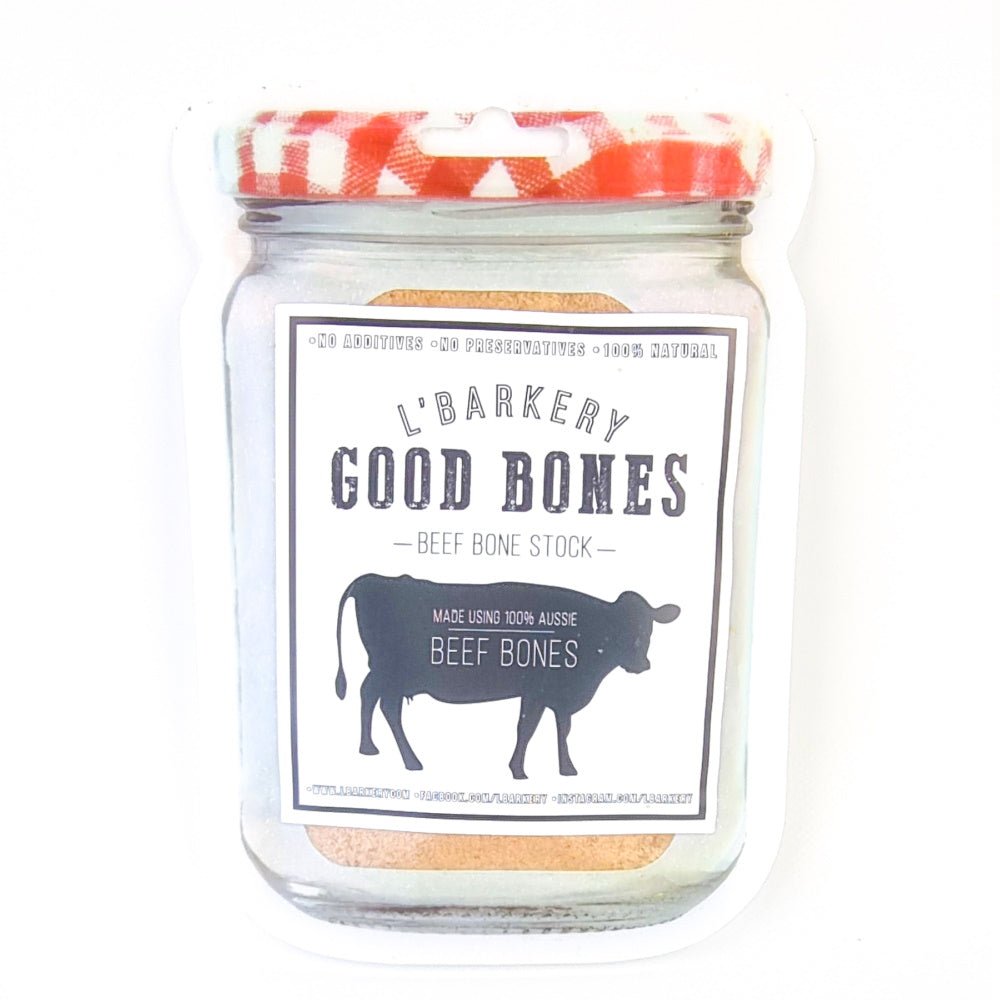 L'Barkery Good Bones Broth Beef Powdered - Meal Topper from L'Barkery at DoggyTopia